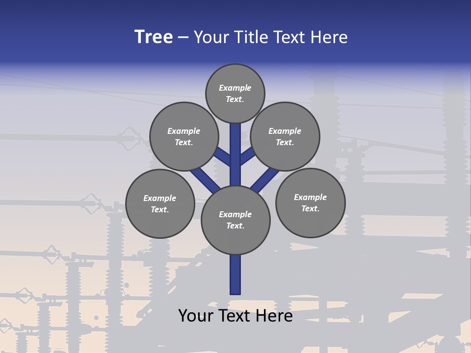 Wiring Blue Pollution PowerPoint Template
