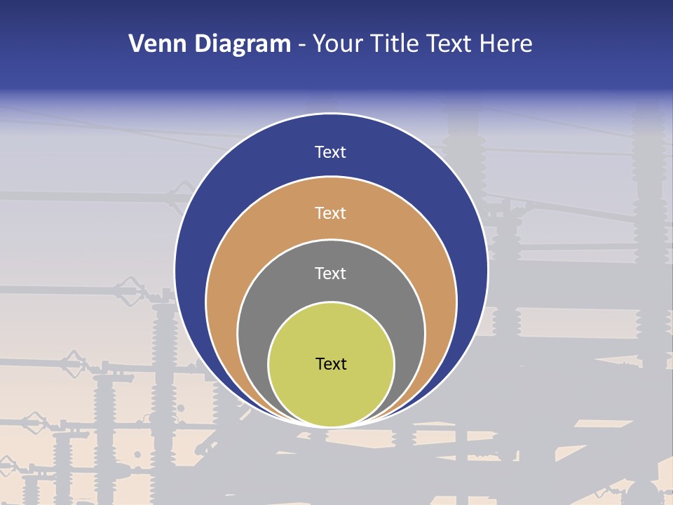 Wiring Blue Pollution PowerPoint Template