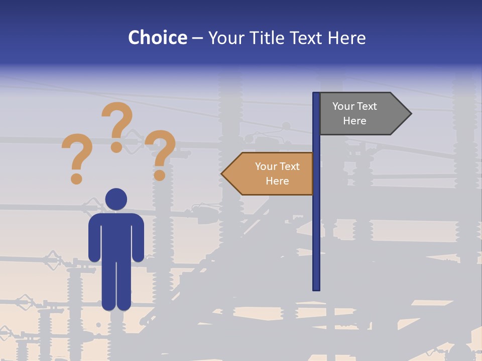 Wiring Blue Pollution PowerPoint Template
