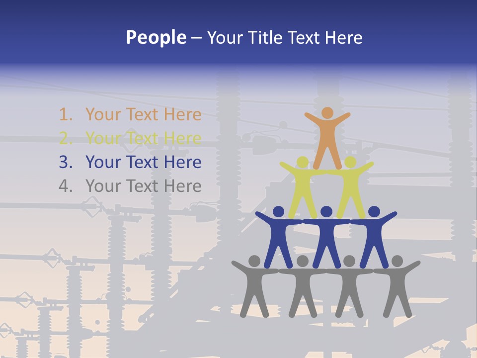 Wiring Blue Pollution PowerPoint Template