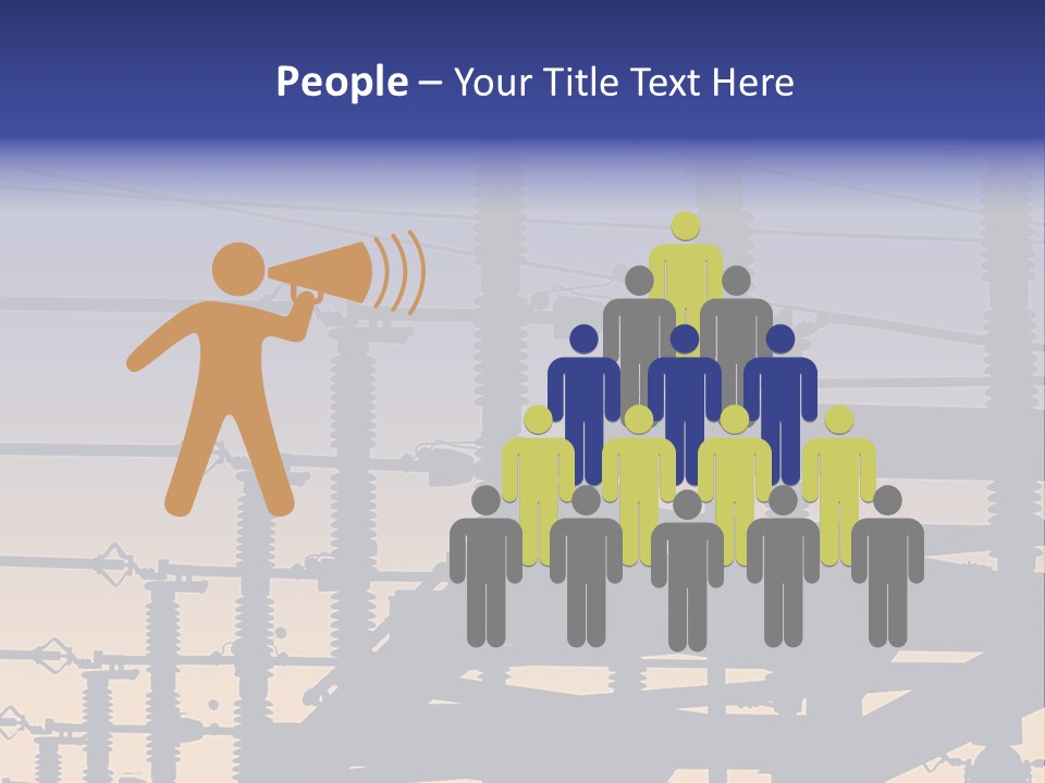 Wiring Blue Pollution PowerPoint Template