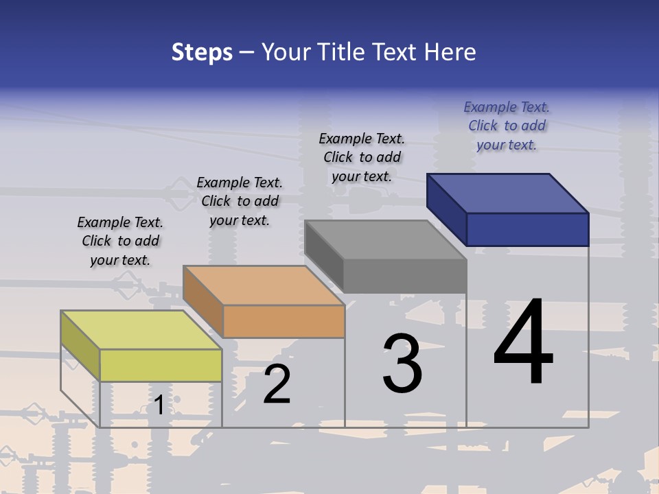 Wiring Blue Pollution PowerPoint Template