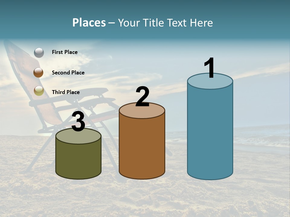 Chair Vacation Break PowerPoint Template