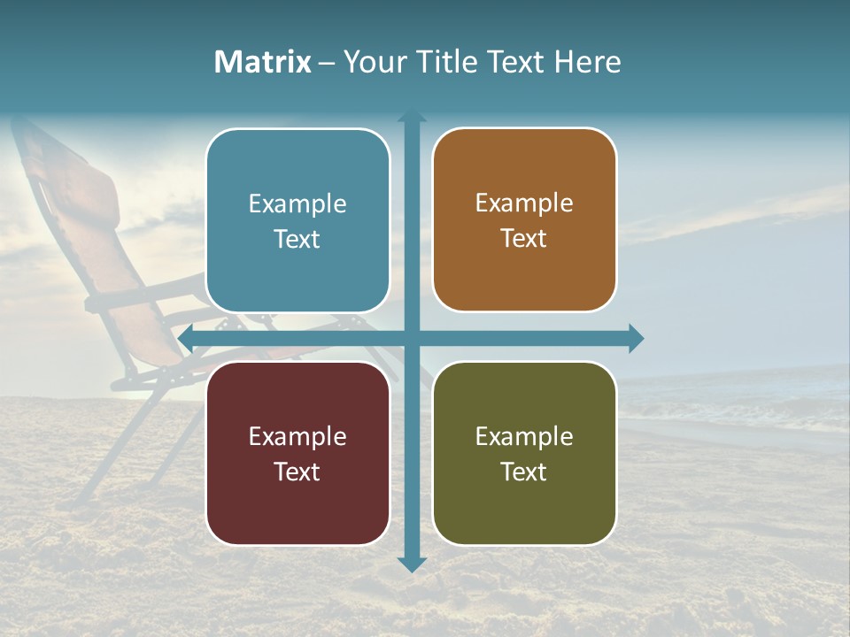 Chair Vacation Break PowerPoint Template