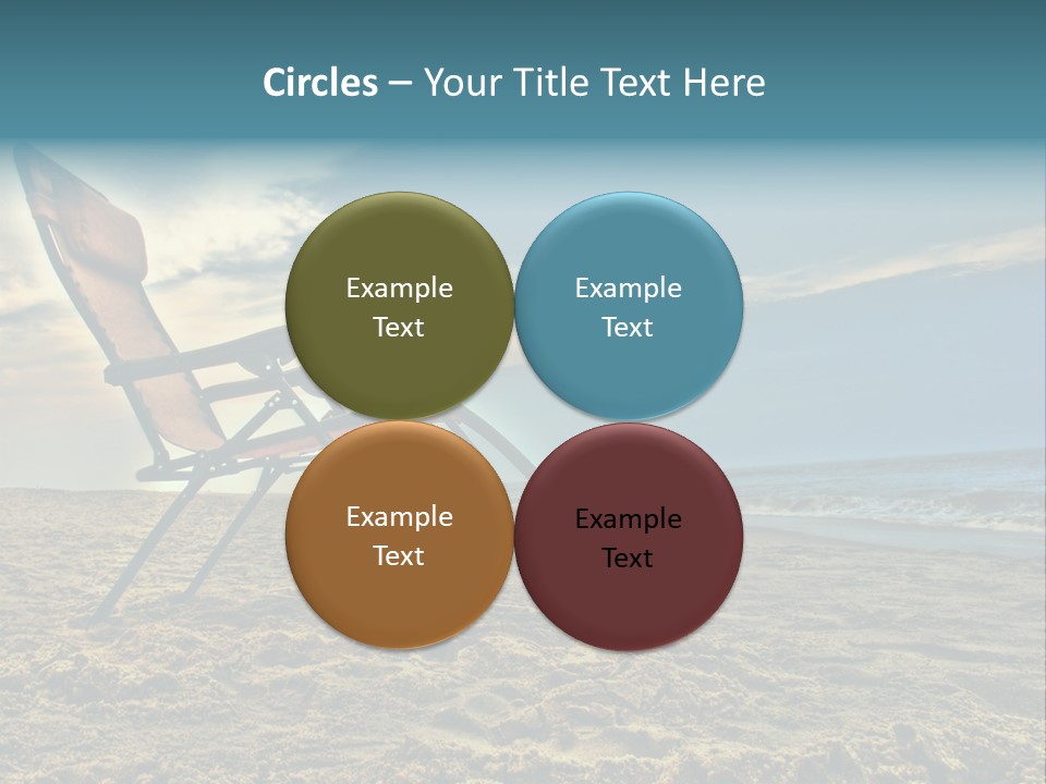 Chair Vacation Break PowerPoint Template