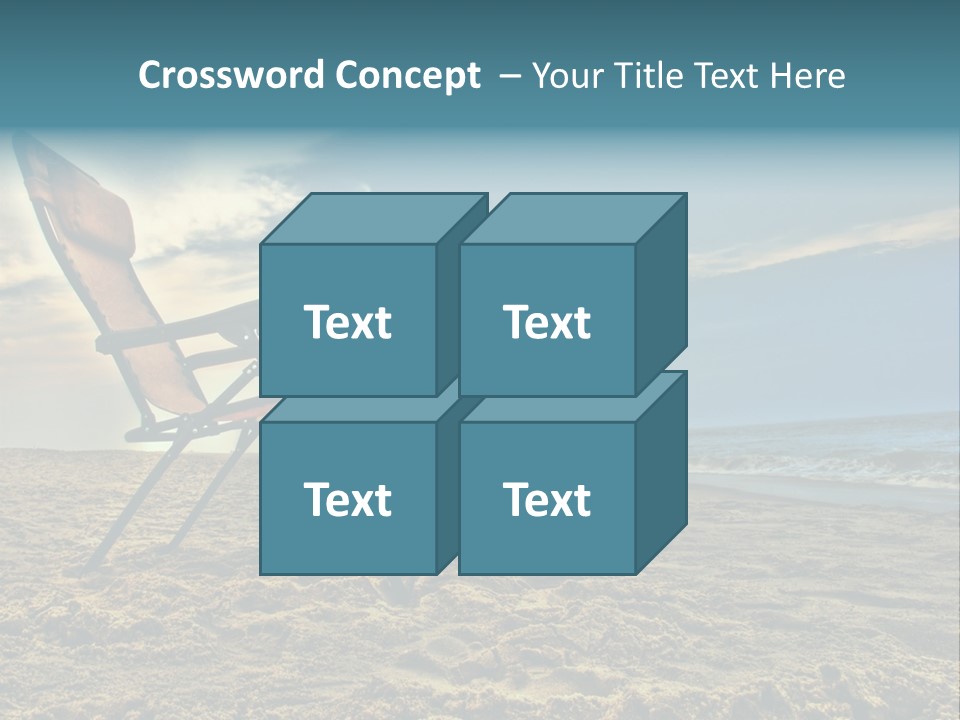 Chair Vacation Break PowerPoint Template