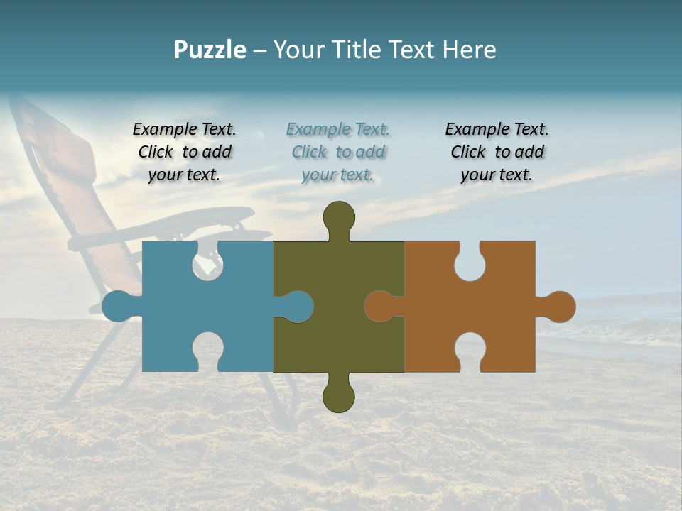 Chair Vacation Break PowerPoint Template