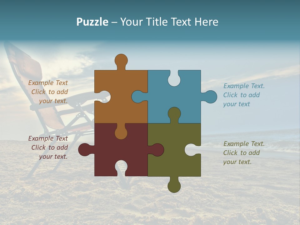 Chair Vacation Break PowerPoint Template