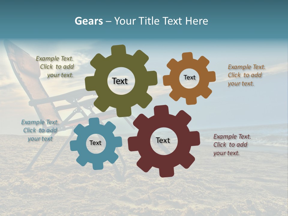 Chair Vacation Break PowerPoint Template