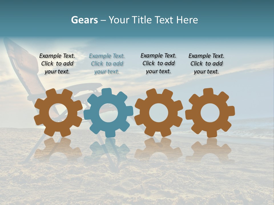 Chair Vacation Break PowerPoint Template