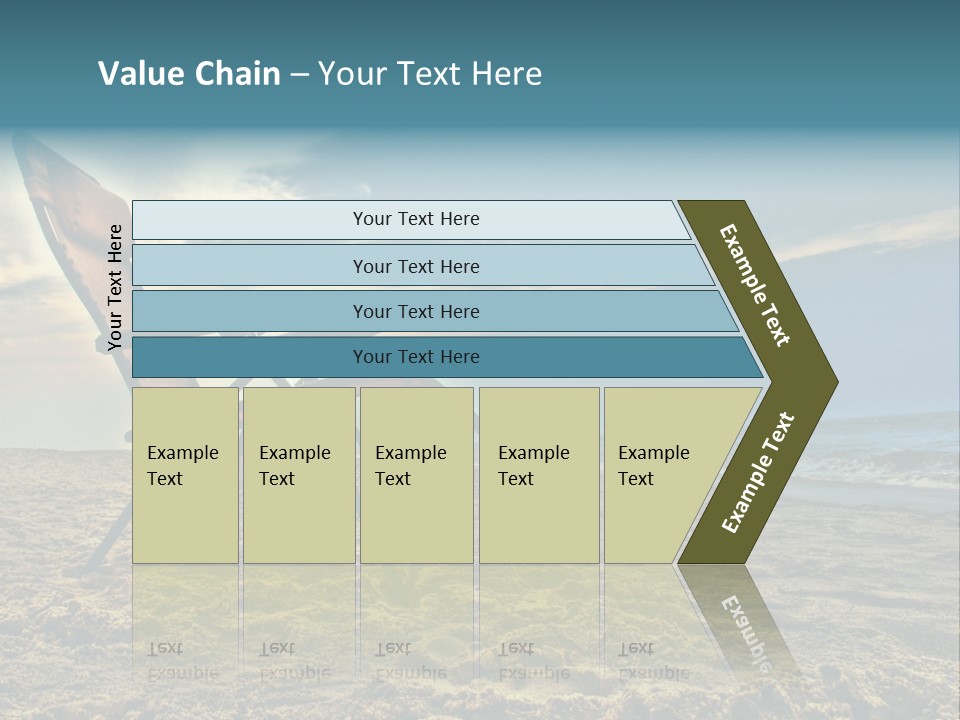 Chair Vacation Break PowerPoint Template