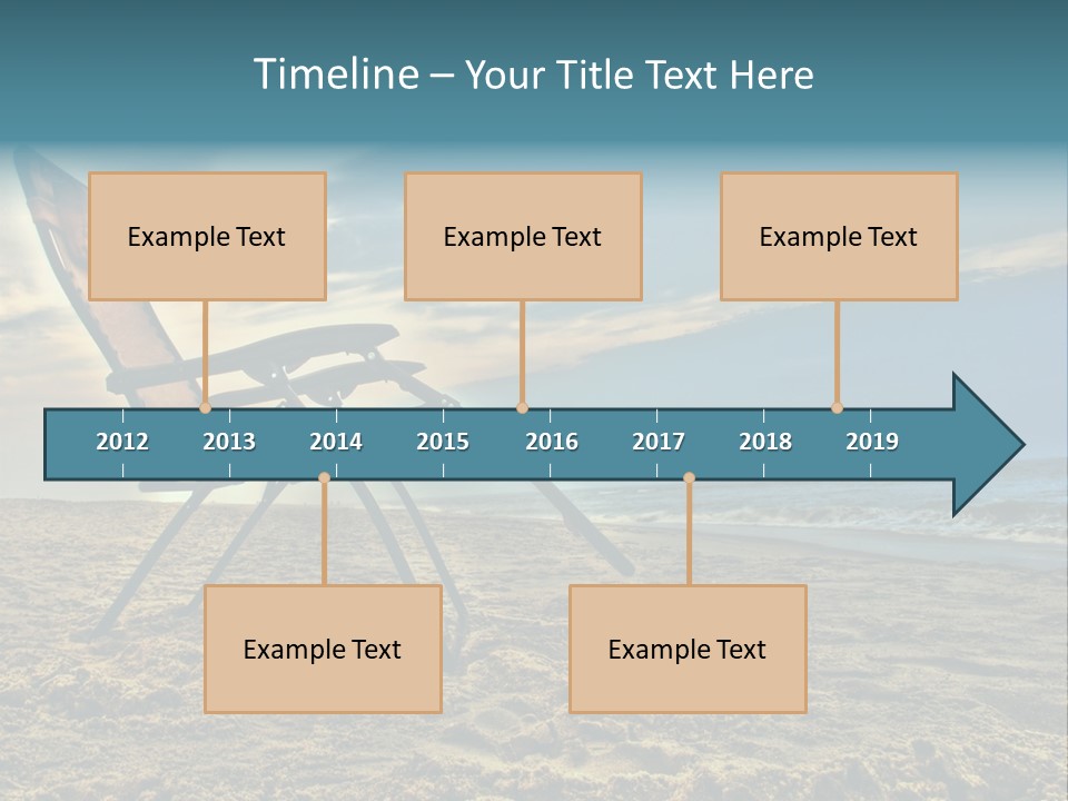 Chair Vacation Break PowerPoint Template