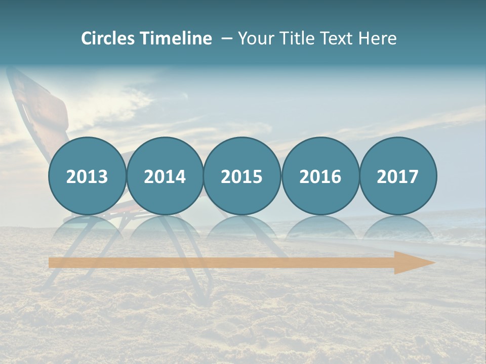 Chair Vacation Break PowerPoint Template