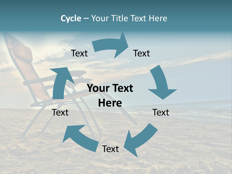 Chair Vacation Break PowerPoint Template