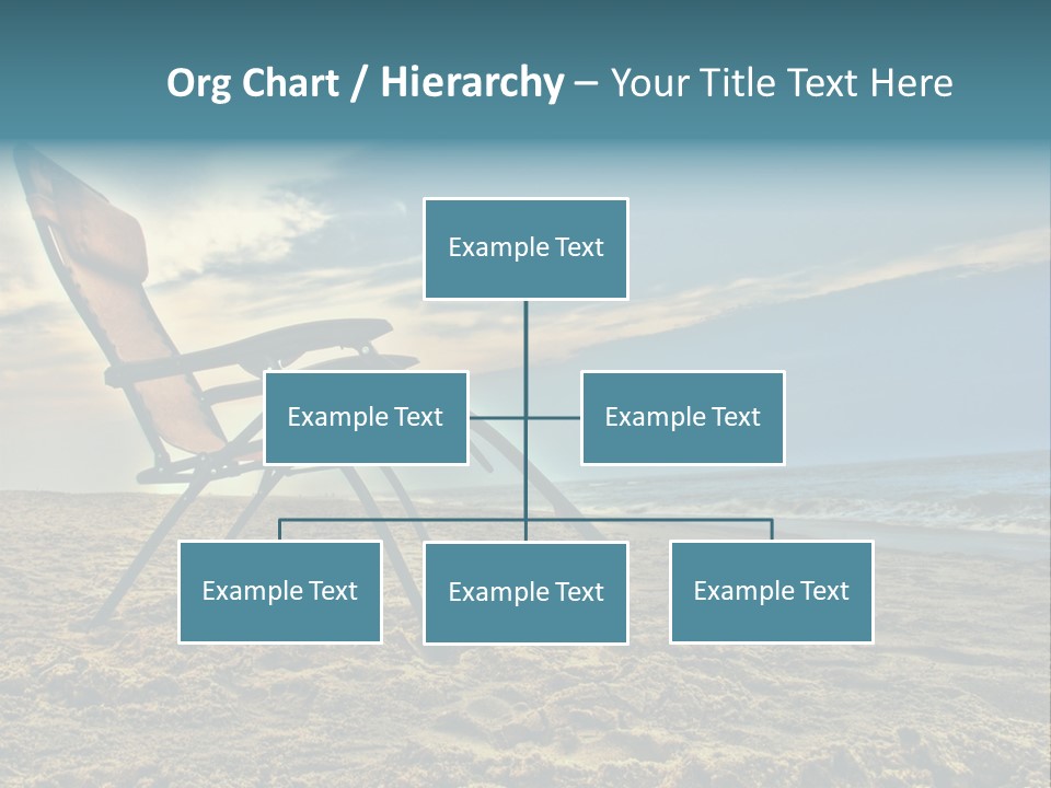 Chair Vacation Break PowerPoint Template
