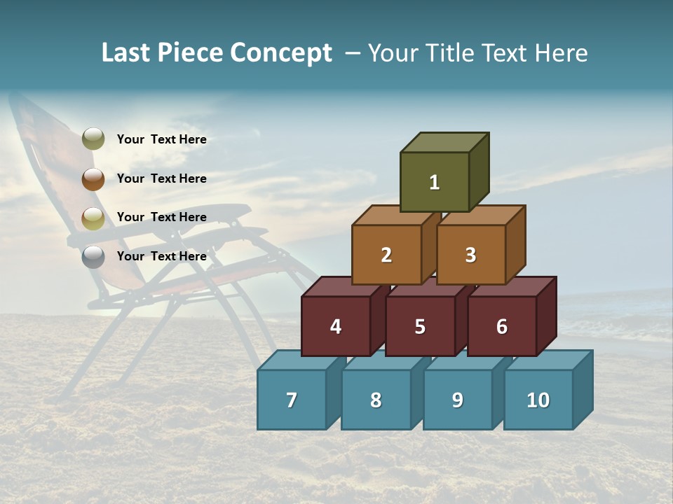 Chair Vacation Break PowerPoint Template