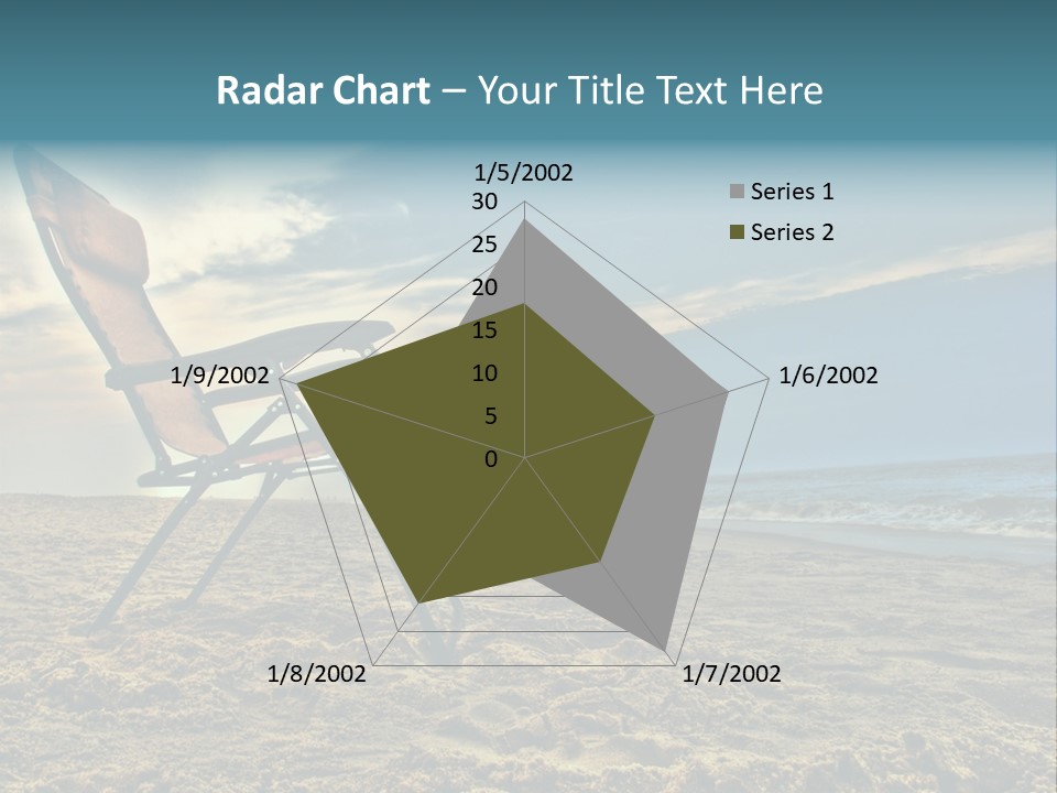 Chair Vacation Break PowerPoint Template