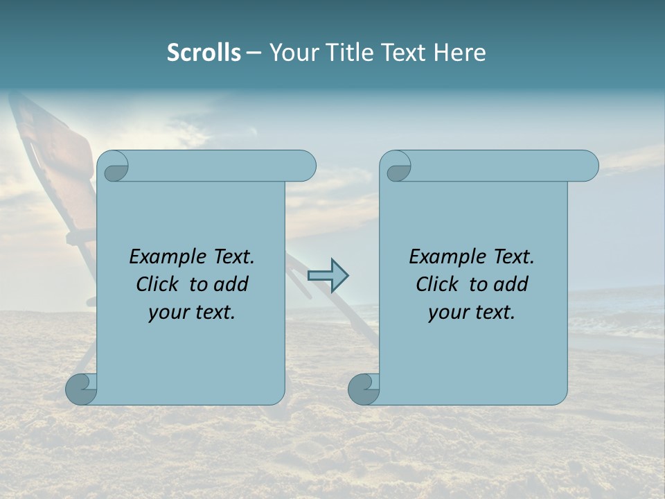 Chair Vacation Break PowerPoint Template