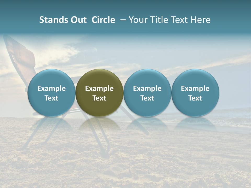 Chair Vacation Break PowerPoint Template