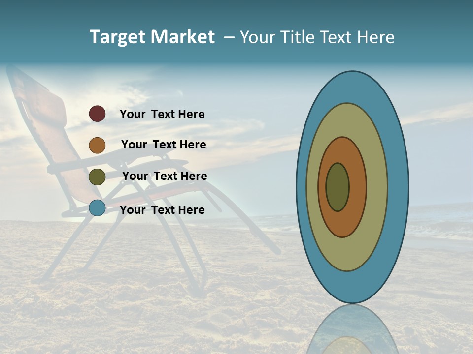 Chair Vacation Break PowerPoint Template