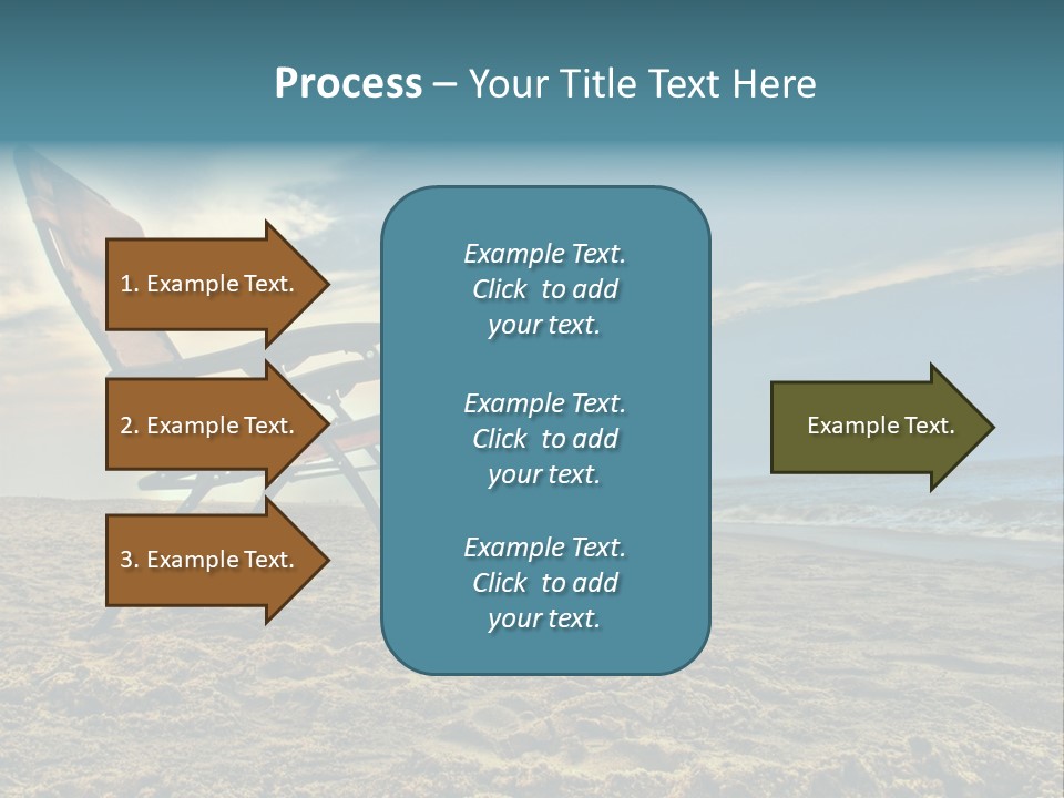 Chair Vacation Break PowerPoint Template