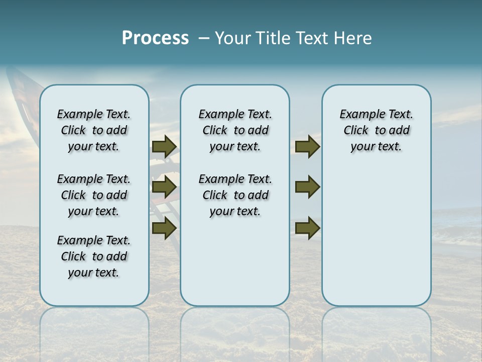 Chair Vacation Break PowerPoint Template