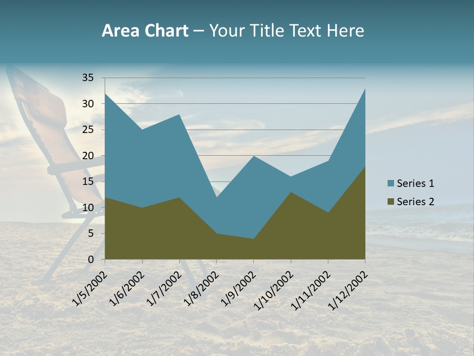 Chair Vacation Break PowerPoint Template