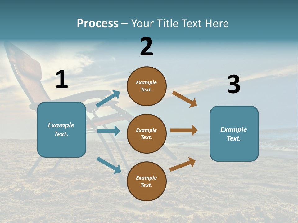 Chair Vacation Break PowerPoint Template