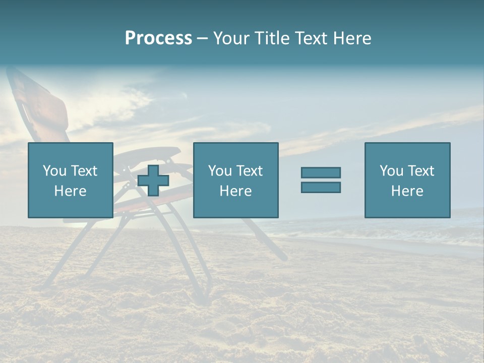 Chair Vacation Break PowerPoint Template