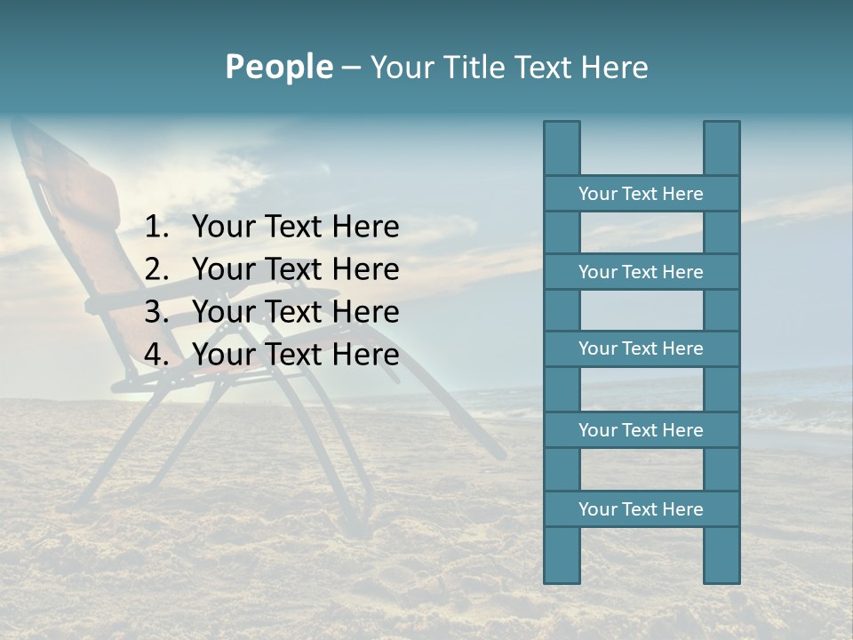 Chair Vacation Break PowerPoint Template