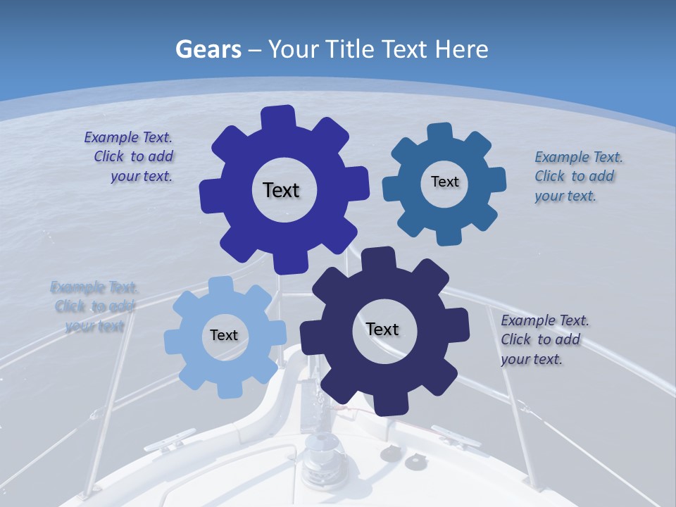 Yacht Marine Vacation PowerPoint Template
