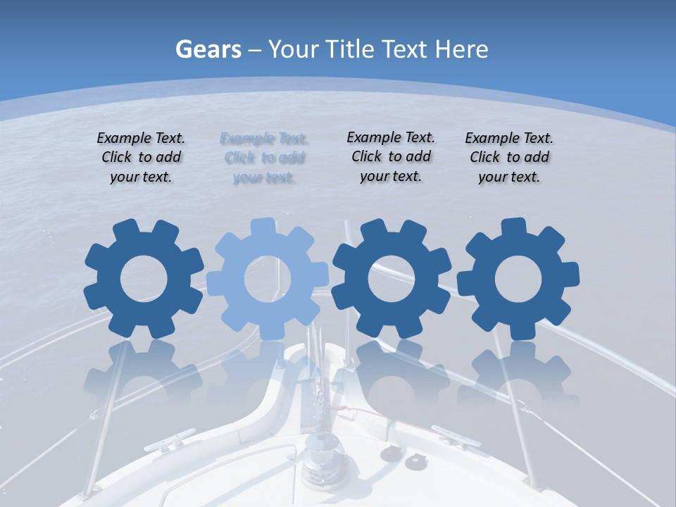 Yacht Marine Vacation PowerPoint Template