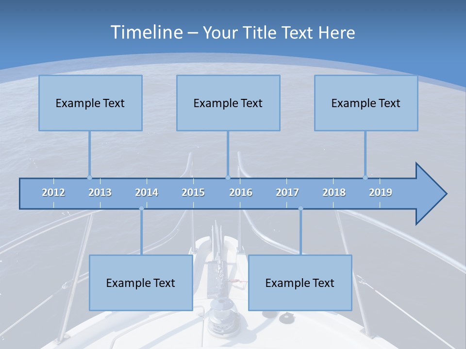 Yacht Marine Vacation PowerPoint Template