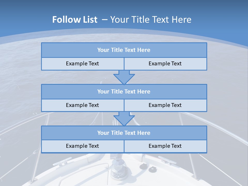 Yacht Marine Vacation PowerPoint Template