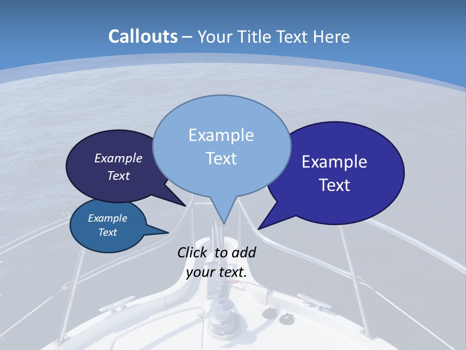 Yacht Marine Vacation PowerPoint Template