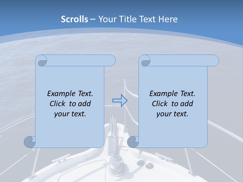 Yacht Marine Vacation PowerPoint Template