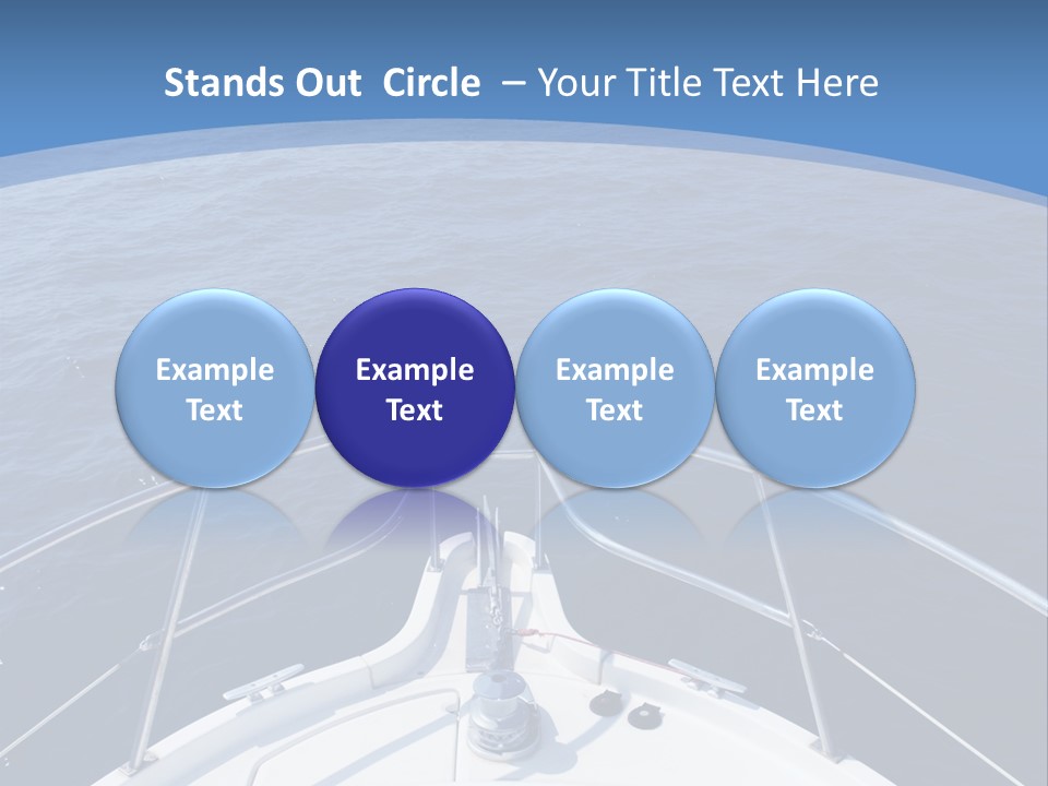 Yacht Marine Vacation PowerPoint Template