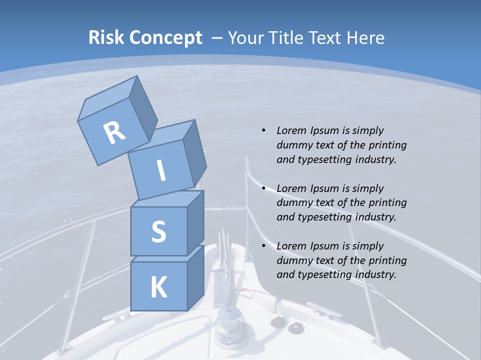 Yacht Marine Vacation PowerPoint Template