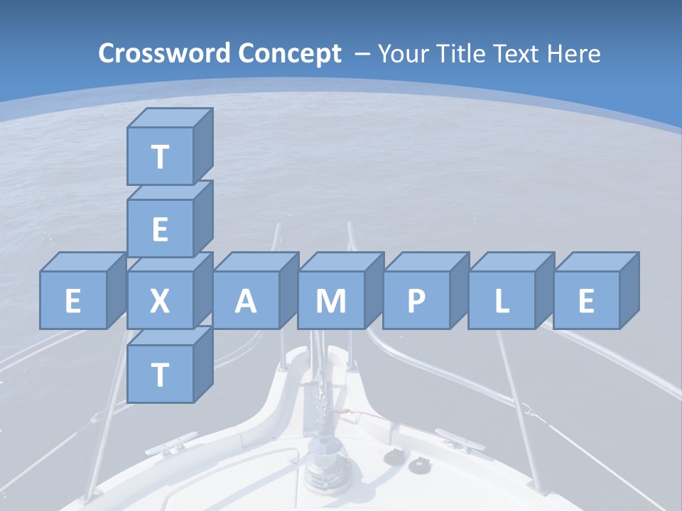 Yacht Marine Vacation PowerPoint Template