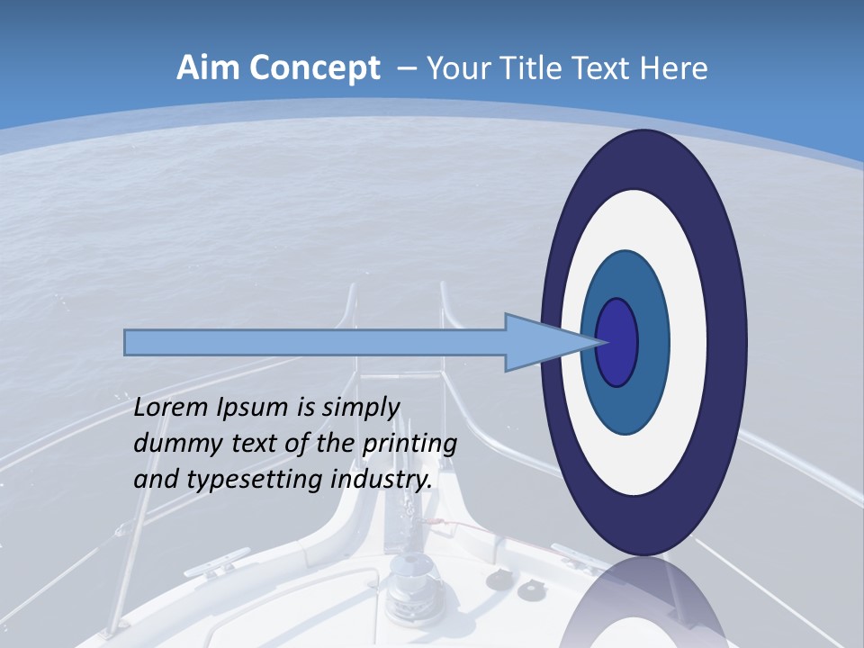 Yacht Marine Vacation PowerPoint Template