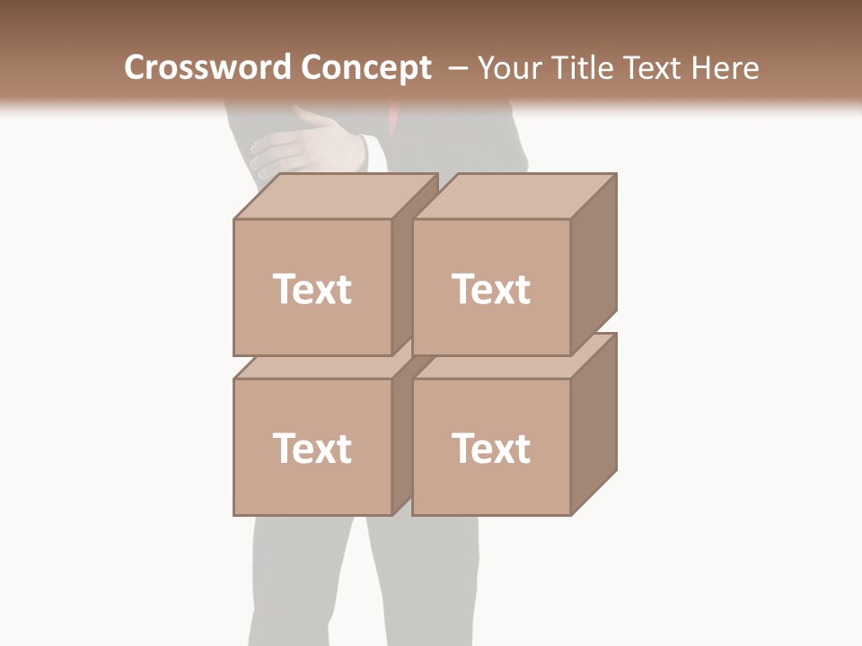 Looking Professional Stand PowerPoint Template