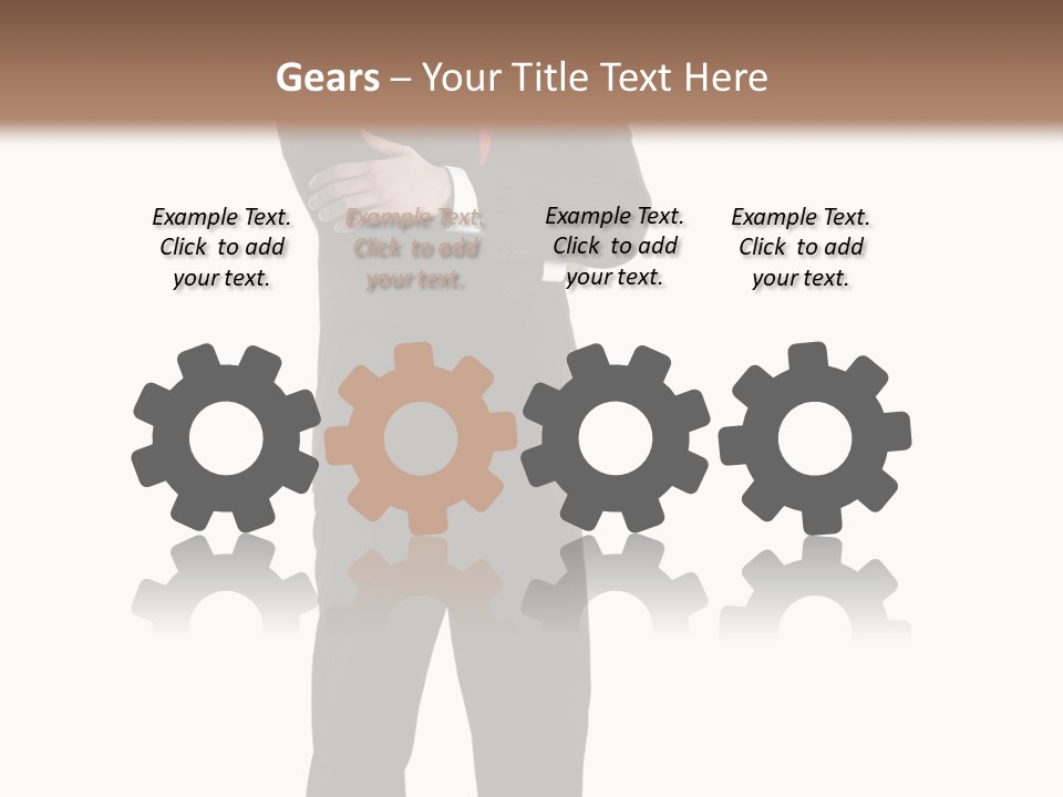 Looking Professional Stand PowerPoint Template