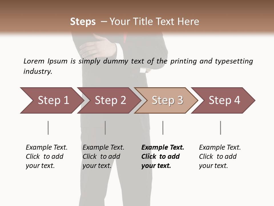 Looking Professional Stand PowerPoint Template