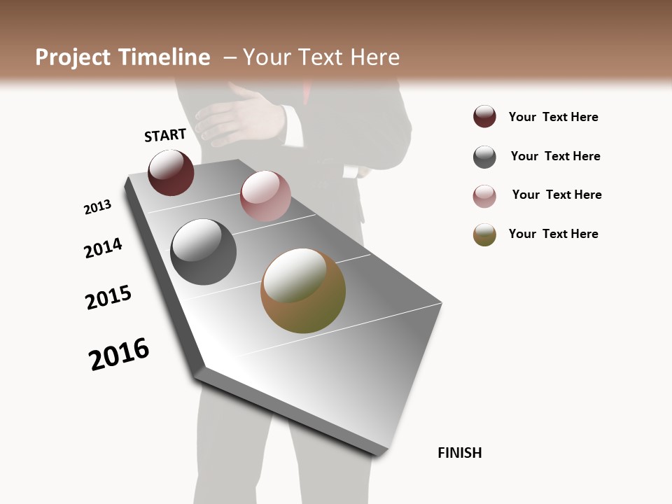 Looking Professional Stand PowerPoint Template