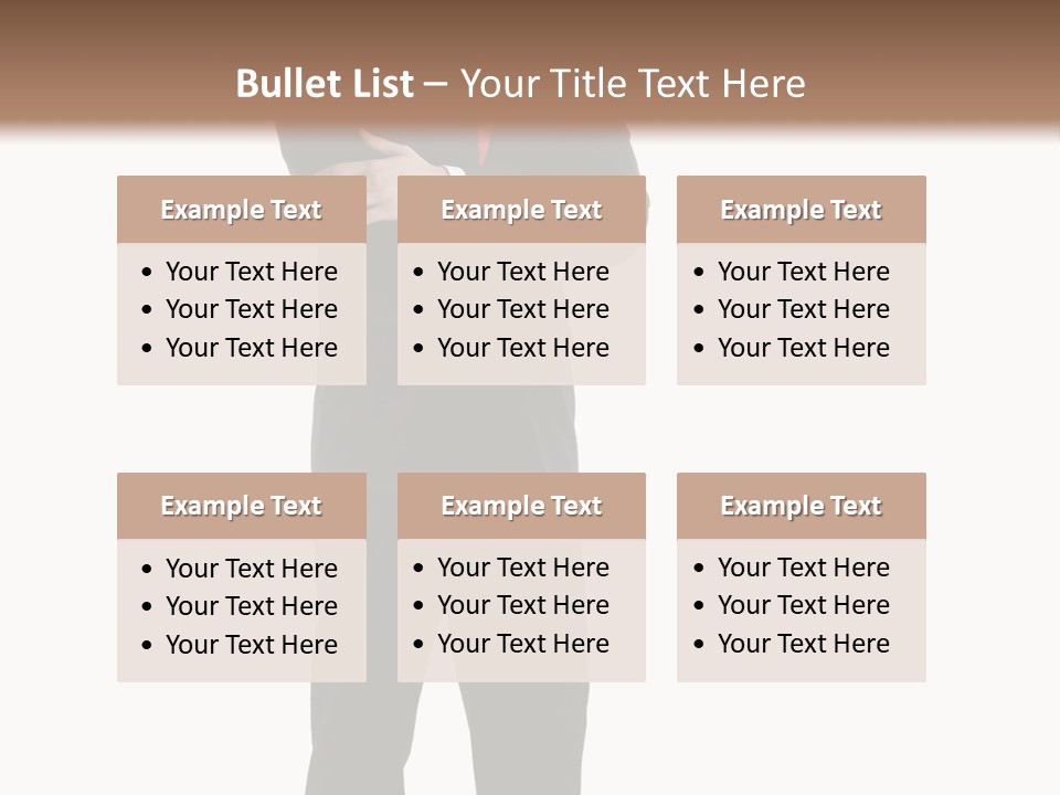 Looking Professional Stand PowerPoint Template