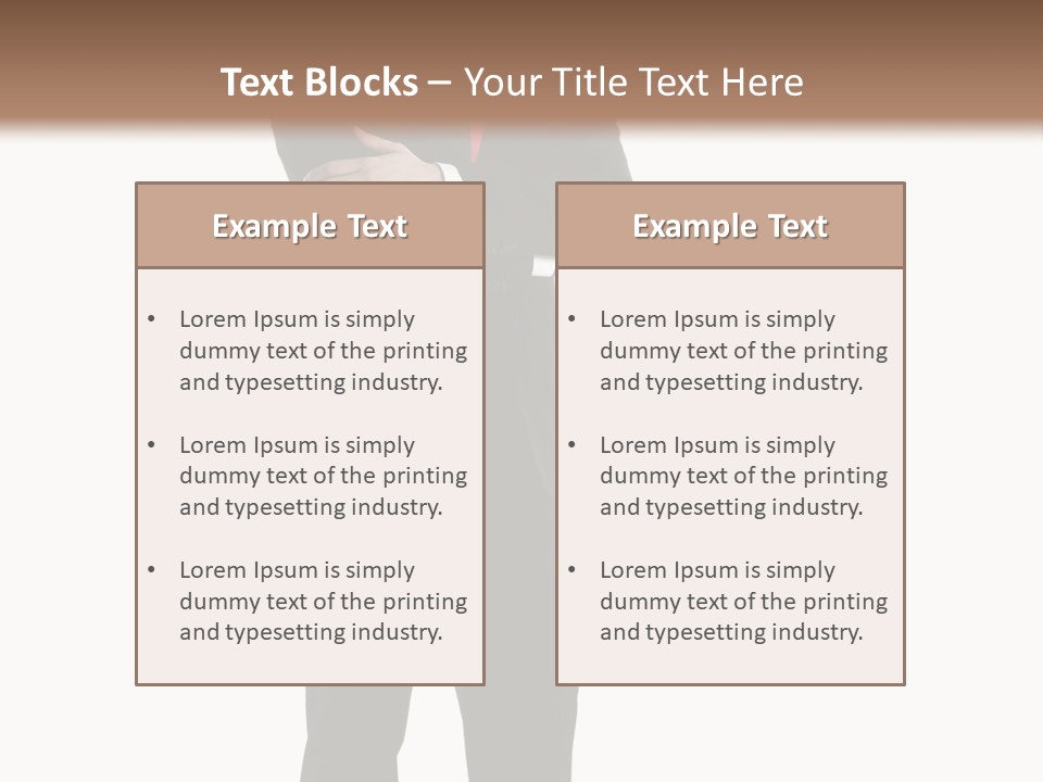 Looking Professional Stand PowerPoint Template