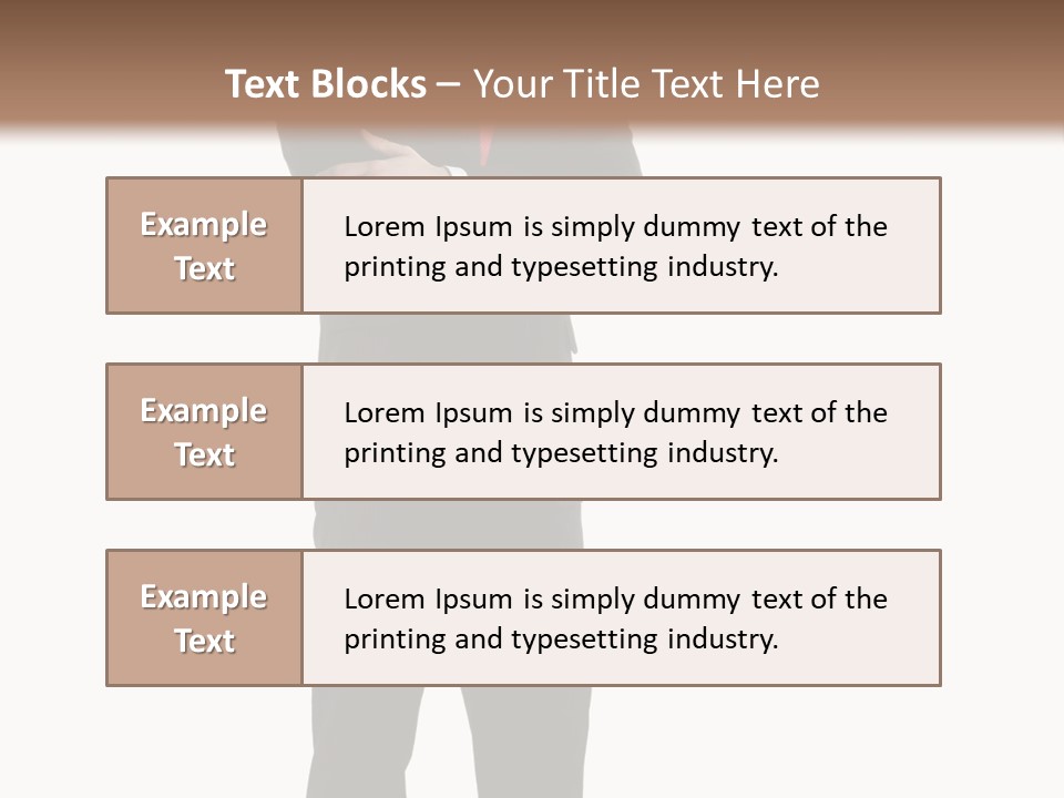 Looking Professional Stand PowerPoint Template