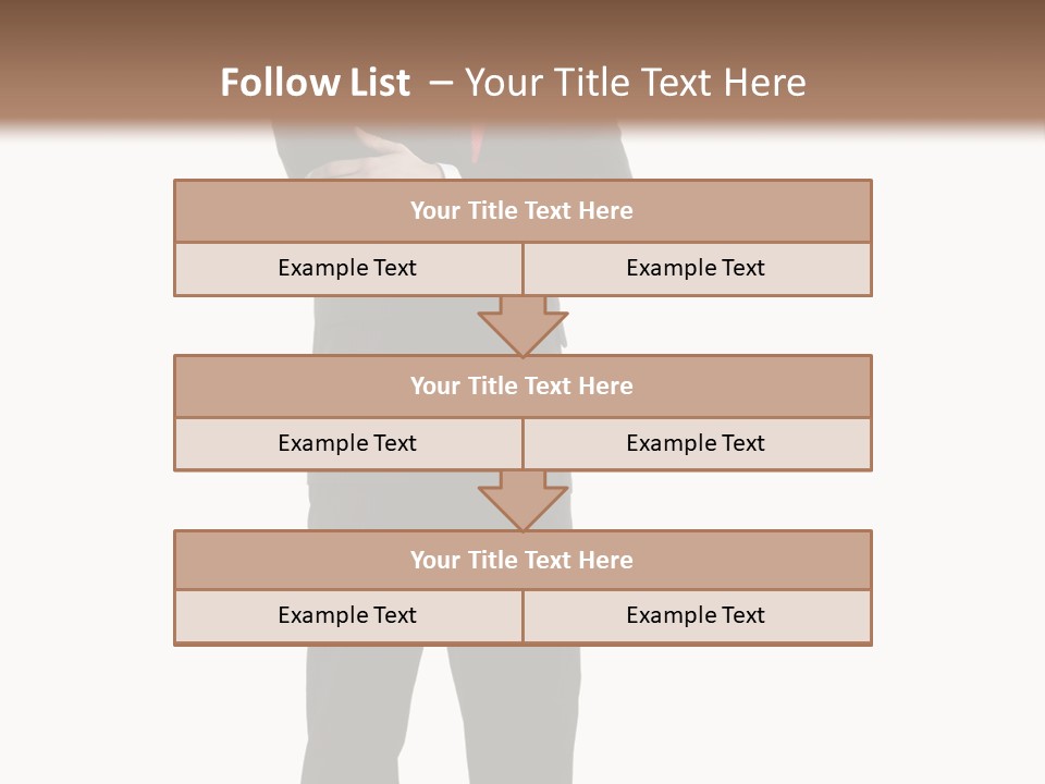 Looking Professional Stand PowerPoint Template