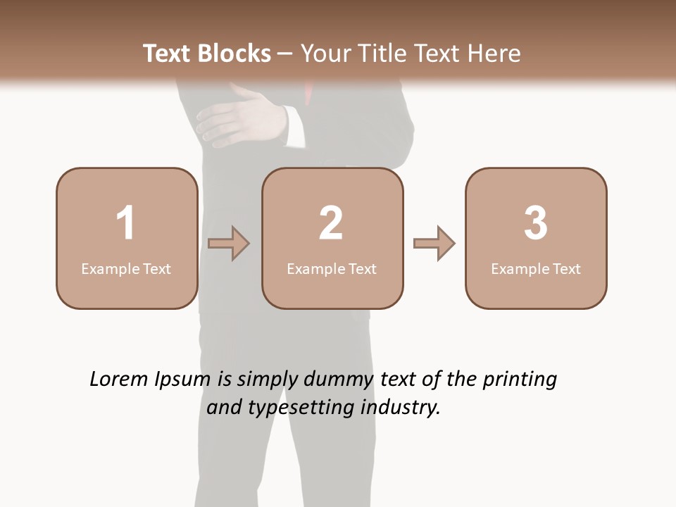 Looking Professional Stand PowerPoint Template