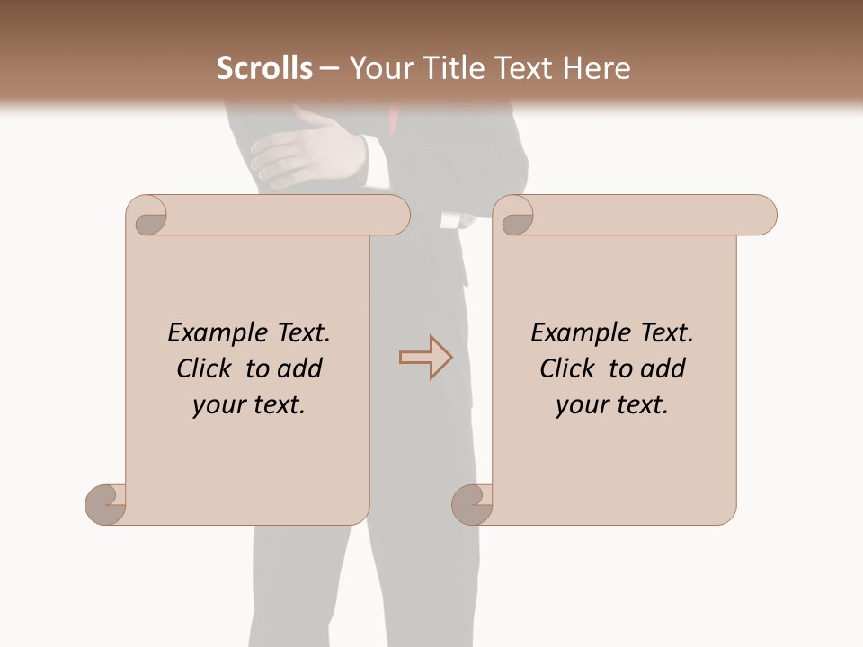Looking Professional Stand PowerPoint Template